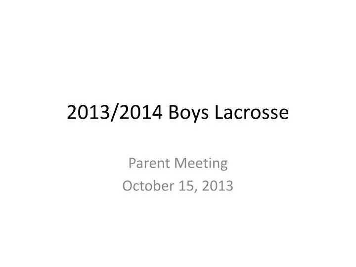 2013 2014 boys lacrosse