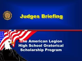 Judges Briefing