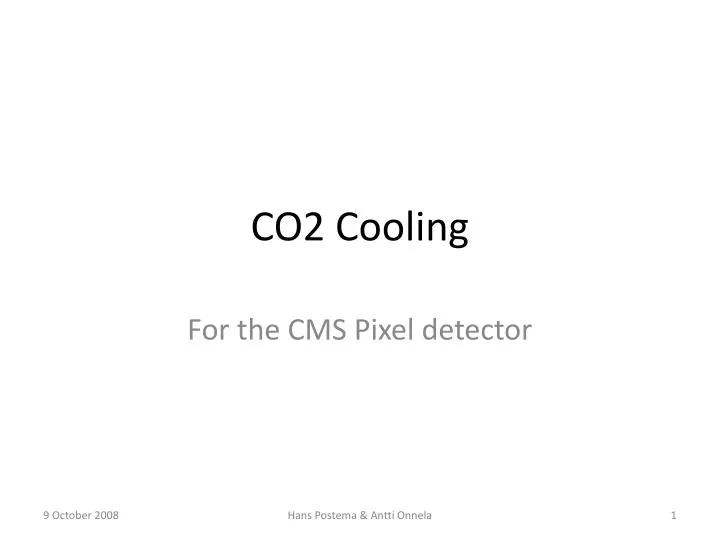 co2 cooling