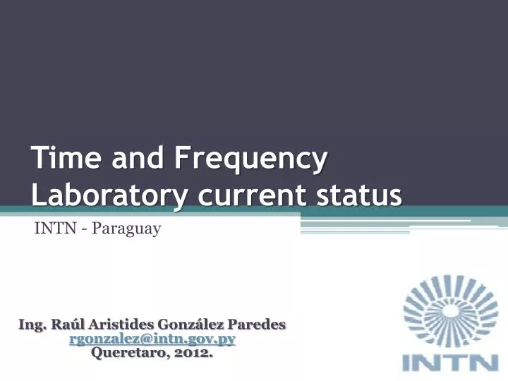 time and frequency laboratory current status