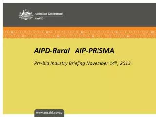 AIPD-Rural AIP-PRISMA