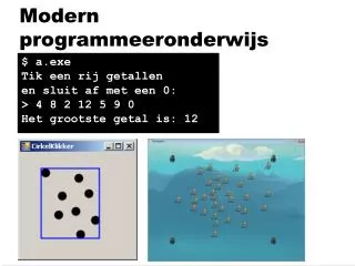 modern programmeeronderwijs