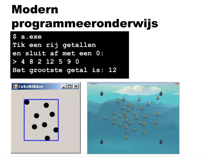 modern programmeeronderwijs