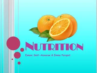 Nutrition