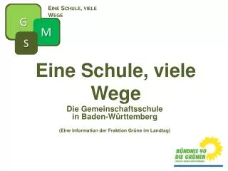 eine schule viele wege