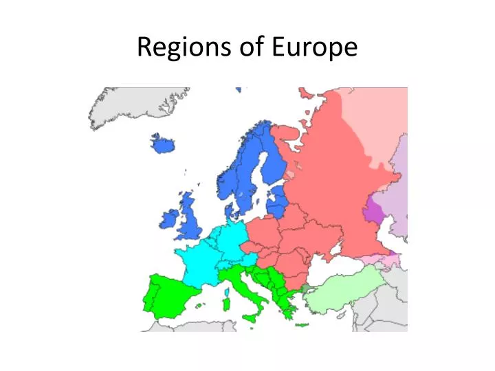 regions of europe