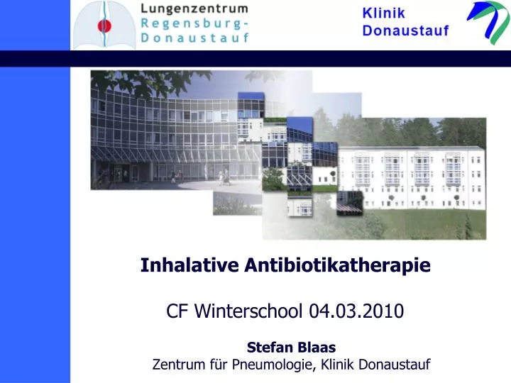 inhalative antibiotikatherapie cf winterschool 04 03 2010
