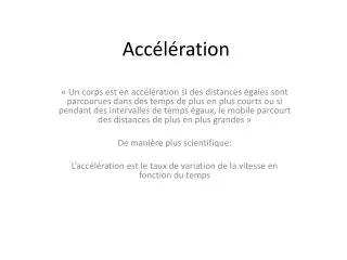 acc l ration