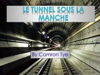 l e tunnel sous la manche