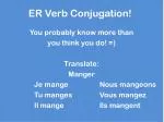 PPT - The Basics of French Verb Conjugation PowerPoint Presentation ...