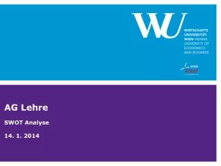 ag lehre swot analyse 14 1 2014