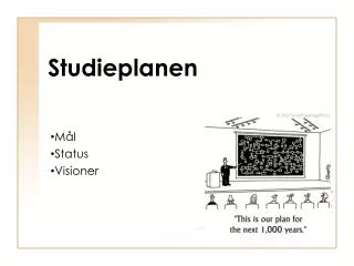 studieplanen