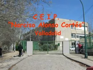 c e i p narciso alonso cort s valladolid
