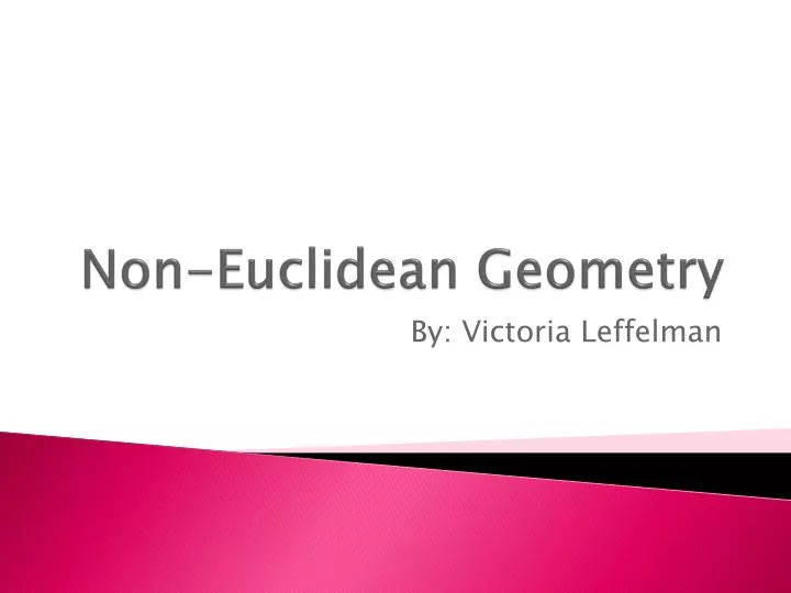 non euclidean geometry