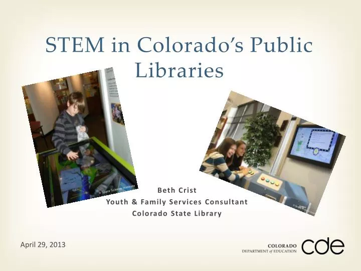 stem in colorado s public libraries