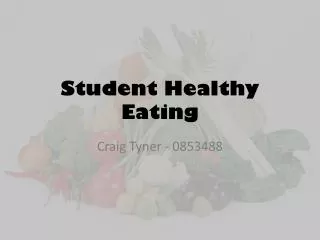 Student Healthy Eating