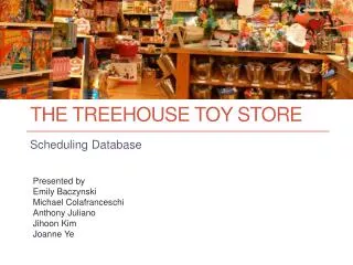 The treehouse toy store