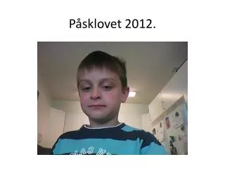 p sklovet 2012