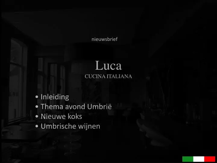 luca cucina italiana