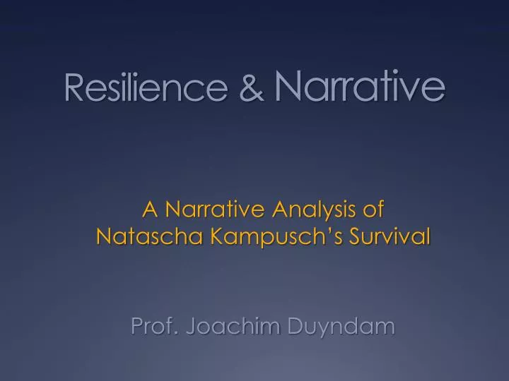 resilience narrative
