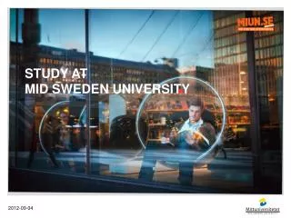 Study at Mid Sweden University