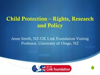 Child Protection – Rights, Research and Policy