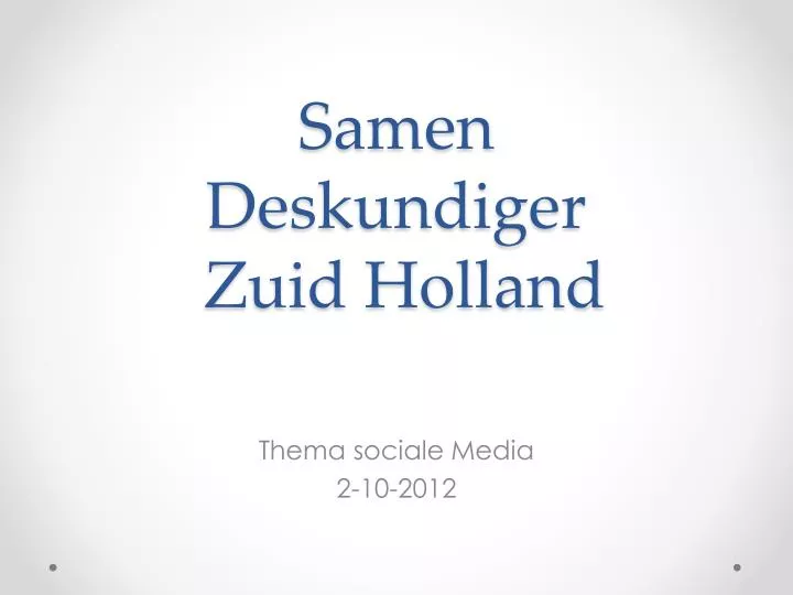 samen deskundiger zuid holland