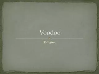 Voodoo