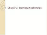 Chapter 3: Examining Relationships - slide 1