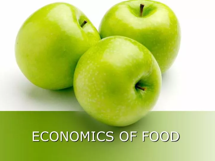 economics of food