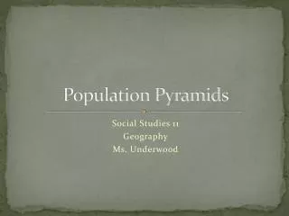 Population Pyramids