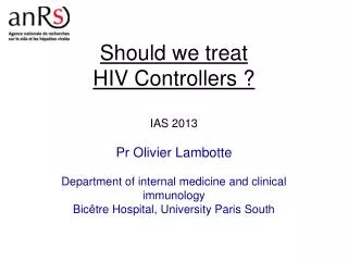 International guidelines for anti-retroviral treatment