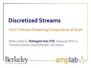 Discretized Streams