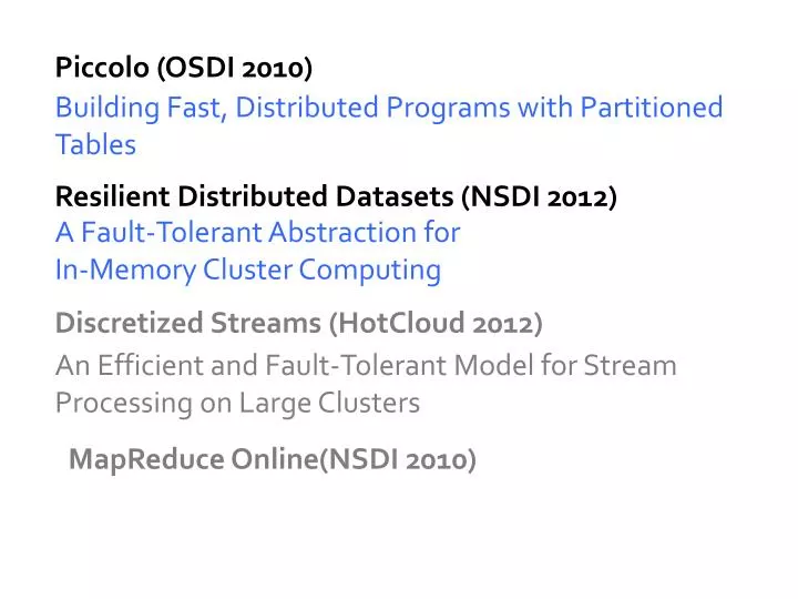 resilient distributed datasets nsdi 2012