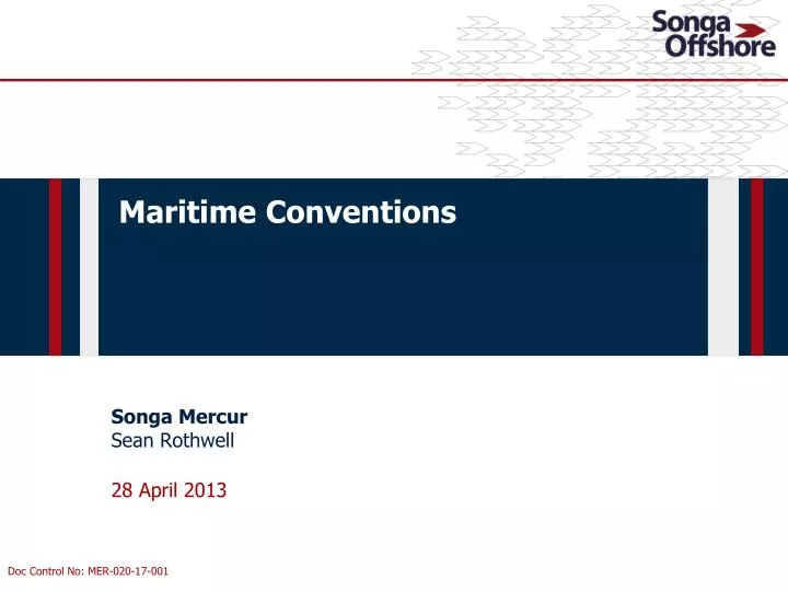 maritime conventions