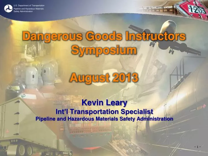 kevin leary int l transportation specialist pipeline and hazardous materials safety administration