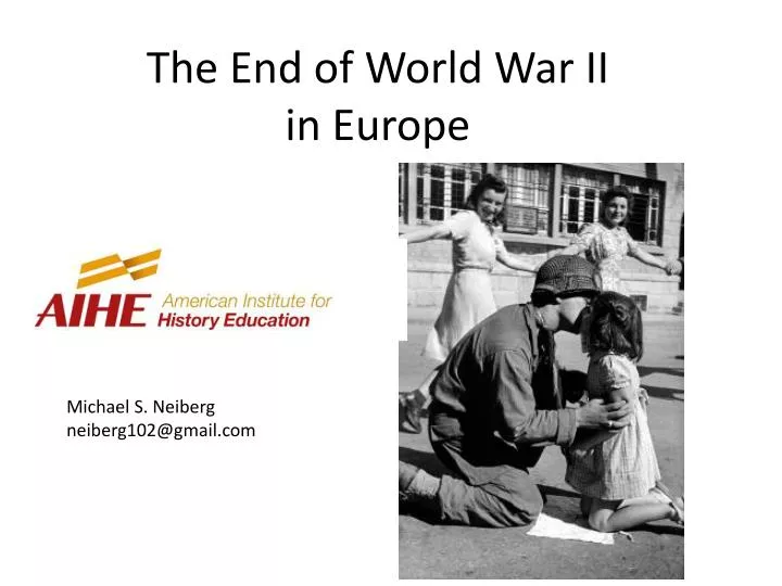 the end of world war ii in europe
