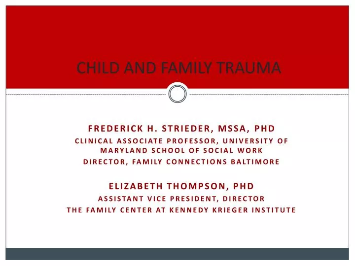 child and family trauma