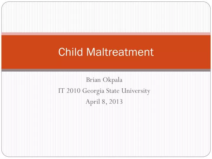 child maltreatment