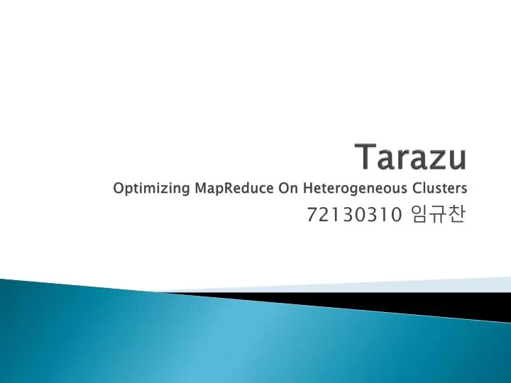 tarazu optimizing mapreduce on heterogeneous clusters