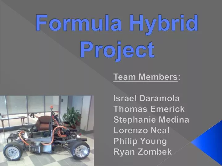 formula hybrid project