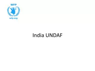 India UNDAF