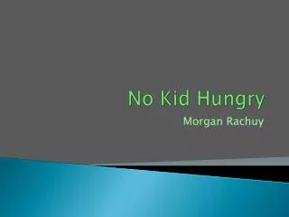 No Kid Hungry