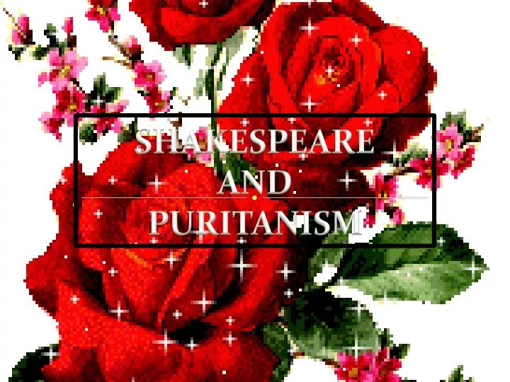 shakespeare and puritanism