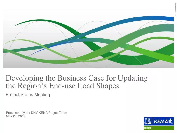 developing the business case for updating the region s end use load shapes