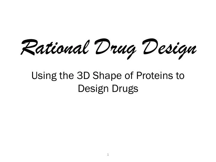 rational drug design