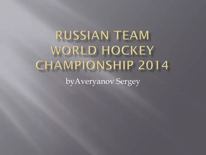 russia n team world hockey championship 2014