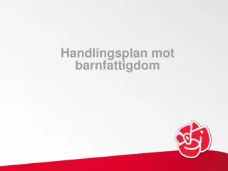 Handlingsplan mot barnfattigdom