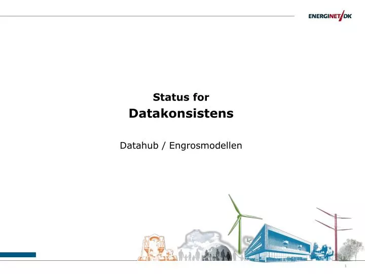 status for datakonsistens