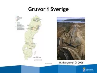 Gruvor i Sverige